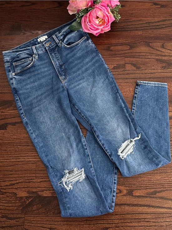 Good American Denim - Good American Good Legs distressed skinny jeans, size 6-12R